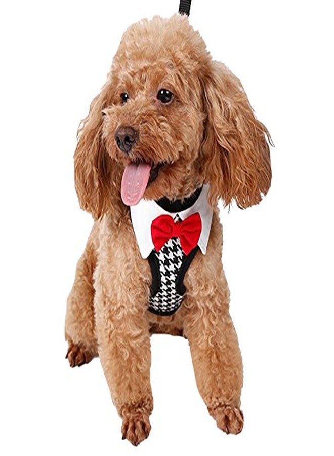 Nema NM Nema Fashion Bowknot Dog Vest Harness - Black - S - Image 2